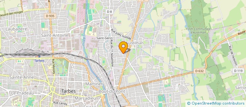 localisation de l'entreprise MONSIEUR JESSY GARBAY  BAZET