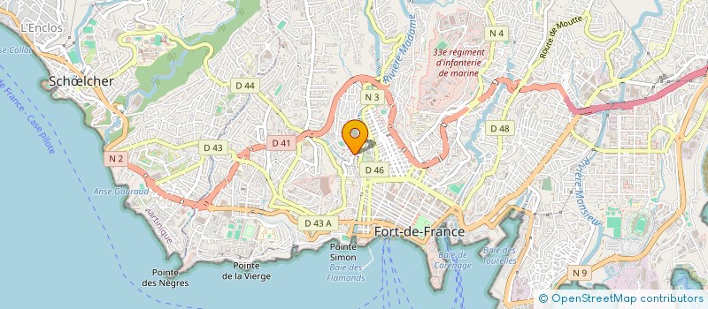 localisation de l'entreprise MONSIEUR JESSY GAVAND à FORT-DE-FRANCE