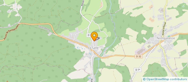 localisation de l'entreprise MONSIEUR JESSY GEORGES  LA SALLE