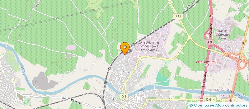 localisation de l'entreprise MONSIEUR JESSY GILLIARD  RIVESALTES