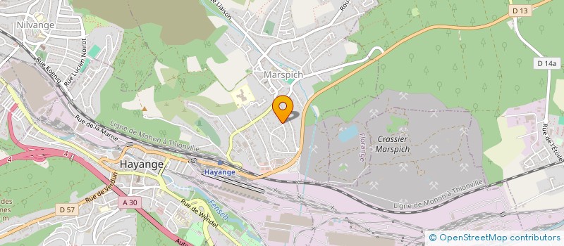 localisation de l'entreprise MONSIEUR JESSY GRAFF  HAYANGE