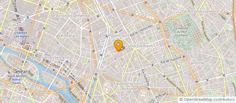 localisation de l'entreprise MONSIEUR JESSY GUEZ  PARIS