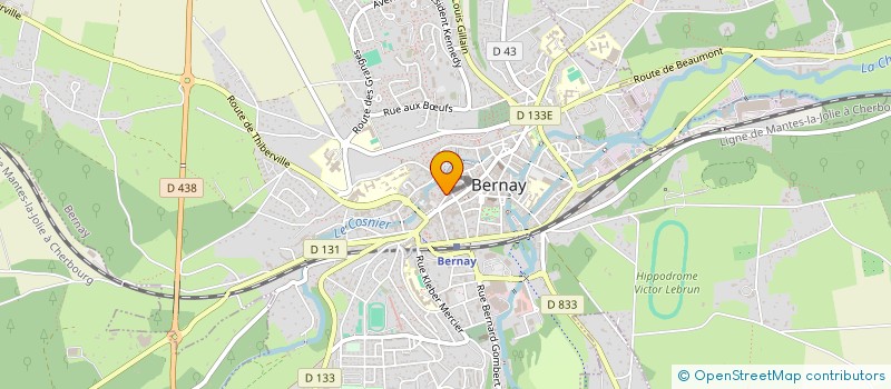 localisation de l'entreprise MONSIEUR JESSY GUYOT  BERNAY