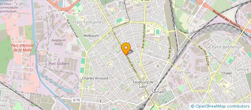 localisation de l'entreprise MONSIEUR JESSY HENRY  REIMS