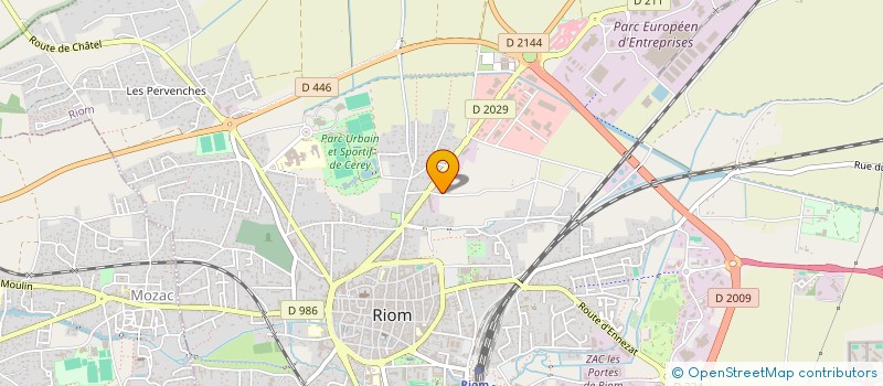 localisation de l'entreprise MONSIEUR JESSY HORN  RIOM