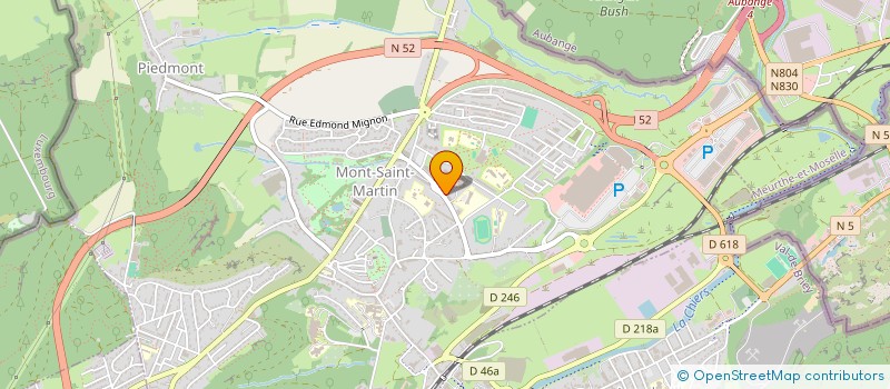 localisation de l'entreprise MONSIEUR JESSY HURTER  MONT-SAINT-MARTIN