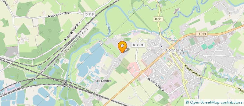 localisation de l'entreprise MONSIEUR JESSY JEULIN  CONNERRE