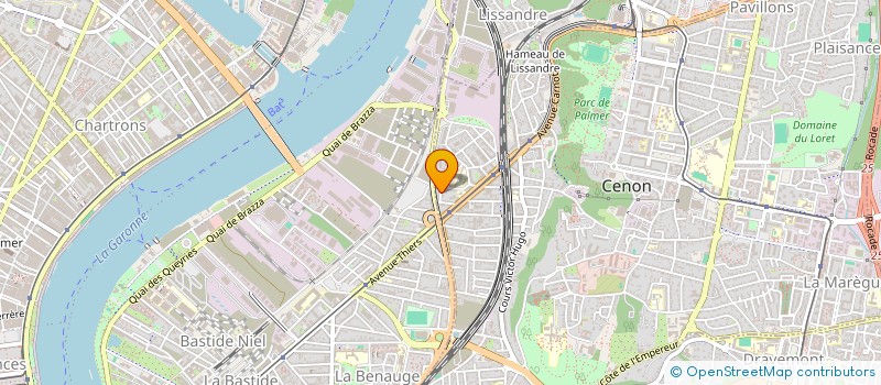 localisation de l'entreprise MONSIEUR JESSY JOUET  CENON