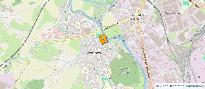 localisation de l'entreprise MONSIEUR JESSY JOULIN  ALLONNES