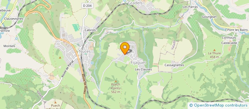 localisation de l'entreprise MONSIEUR JESSY LAVAUR  VALADY