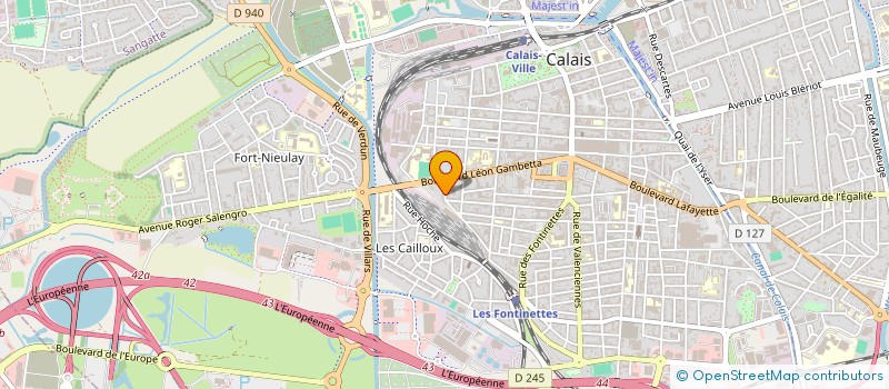 localisation de l'entreprise MONSIEUR JESSY LEFEBVRE  CALAIS