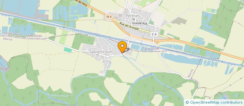 localisation de l'entreprise MONSIEUR JESSY LENFANT à SAPIGNICOURT