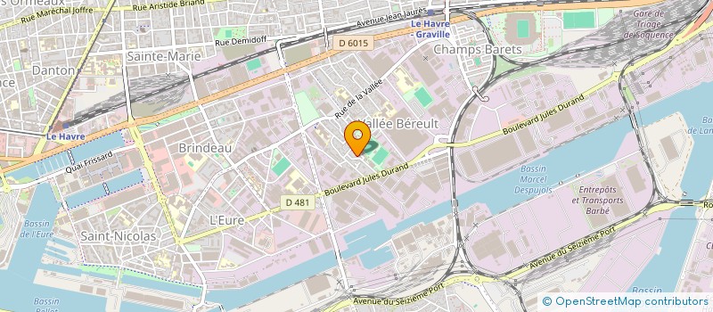 localisation de l'entreprise MONSIEUR JESSY LEROUX à LE HAVRE