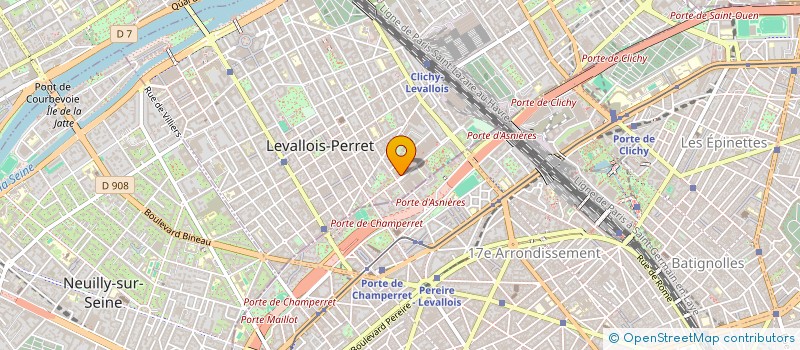 localisation de l'entreprise MONSIEUR JESSY LUX à LEVALLOIS-PERRET