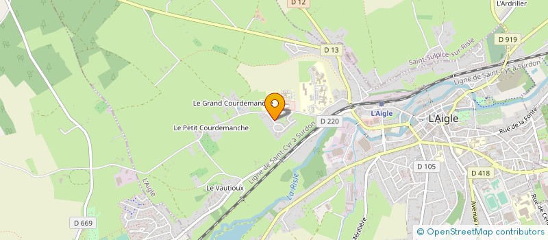 localisation de l'entreprise MONSIEUR JESSY MERCURE à L'AIGLE