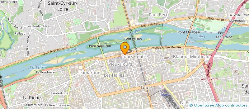 localisation de l'entreprise MONSIEUR JESSY MICHELET  TOURS