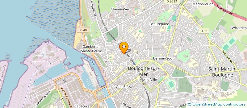 localisation de l'entreprise MONSIEUR JESSY MILON à BOULOGNE-SUR-MER