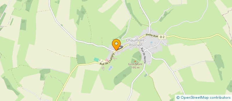 localisation de l'entreprise MONSIEUR JESSY MOHIMONT  CHAUMONT-PORCIEN