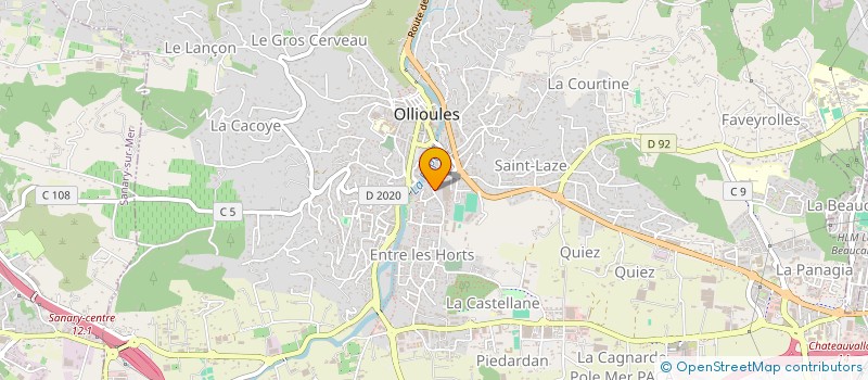 localisation de l'entreprise MONSIEUR JESSY NADAL à OLLIOULES
