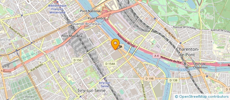 localisation de l'entreprise MONSIEUR JESSY OSSEUX  IVRY-SUR-SEINE