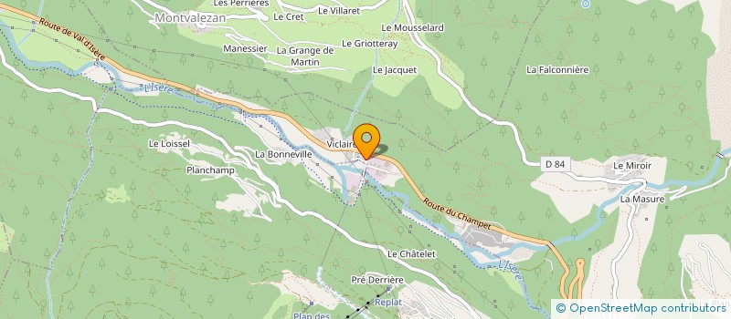 localisation de l'entreprise MONSIEUR JESSY PERROT  SAINTE-FOY-TARENTAISE