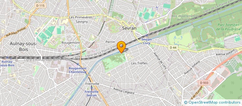 localisation de l'entreprise MONSIEUR JESSY PETIT à SEVRAN