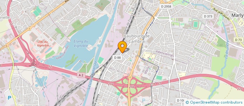 localisation de l'entreprise MONSIEUR JESSY PETIT  VALENCIENNES