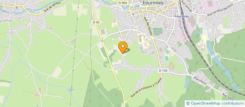 localisation de l'entreprise MONSIEUR JESSY PETIT  FOURMIES