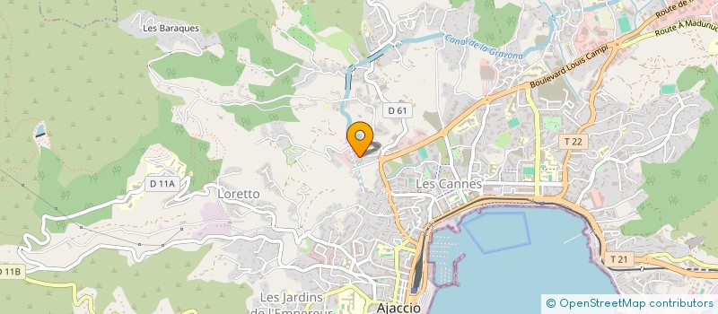 localisation de l'entreprise MONSIEUR JESSY PETITJEAN à AJACCIO