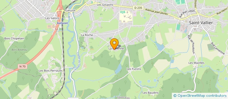 localisation de l'entreprise MONSIEUR JESSY PILLOT  SAINT-VALLIER