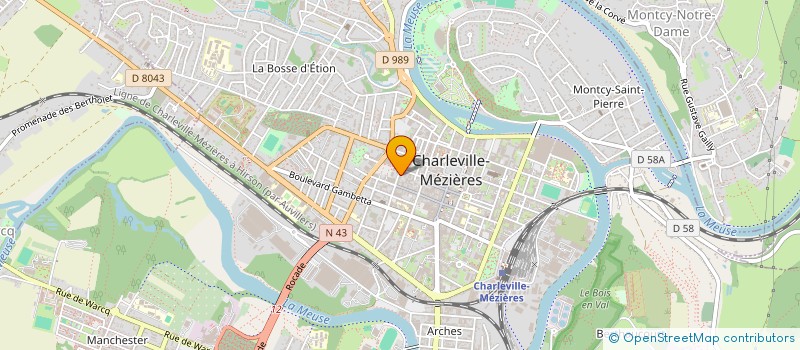 localisation de l'entreprise MONSIEUR JESSY PONSARD à CHARLEVILLE-MEZIERES