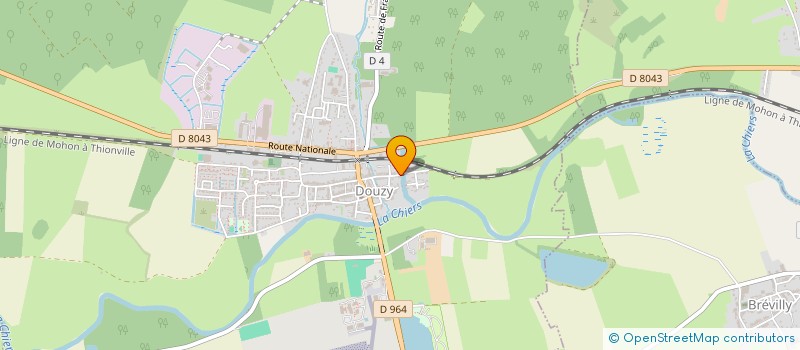 localisation de l'entreprise MONSIEUR JESSY RAULIN  DOUZY