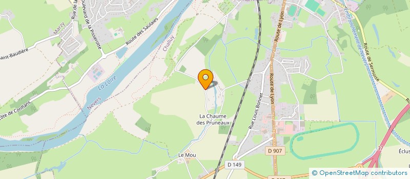 localisation de l'entreprise MONSIEUR JESSY RENARD  CHALLUY