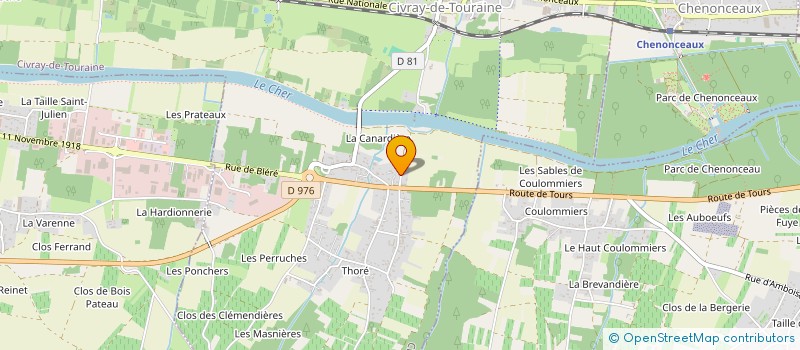 localisation de l'entreprise MONSIEUR JESSY RIFFET  CIVRAY-DE-TOURAINE