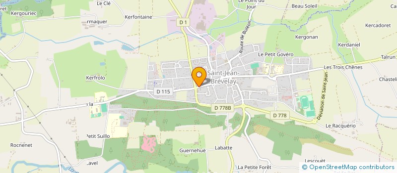 localisation de l'entreprise MONSIEUR JESSY TOLOSA  SAINT-JEAN-BREVELAY