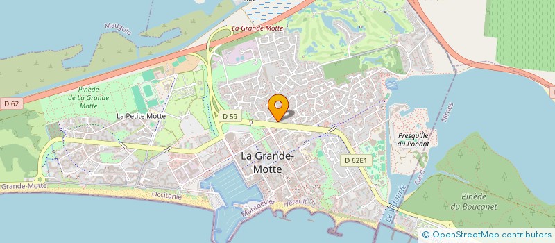 localisation de l'entreprise MONSIEUR JESSY TORRES  LA GRANDE-MOTTE