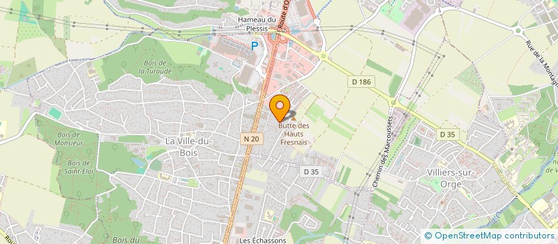 localisation de l'entreprise MONSIEUR JESSY TROUDART  BALLAINVILLIERS