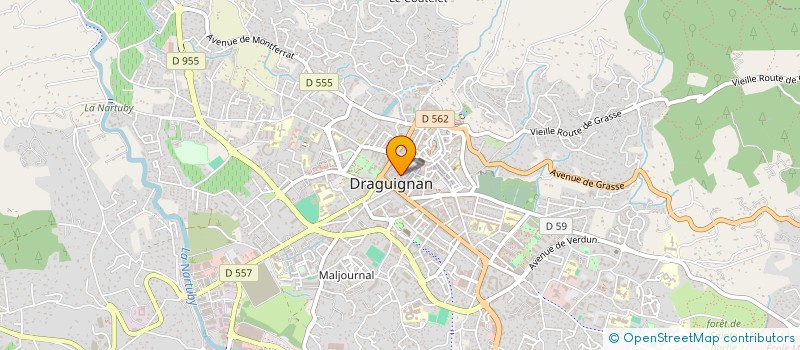 localisation de l'entreprise MONSIEUR JESSY VIGNE à DRAGUIGNAN