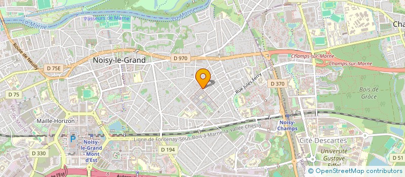 localisation de l'entreprise MONSIEUR JESSY VILLAUME  NOISY-LE-GRAND