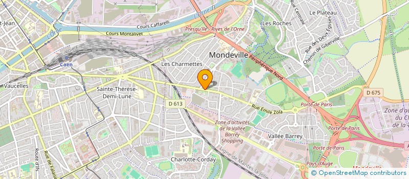 localisation de l'entreprise MONSIEUR JESSY VIVIEN  MONDEVILLE