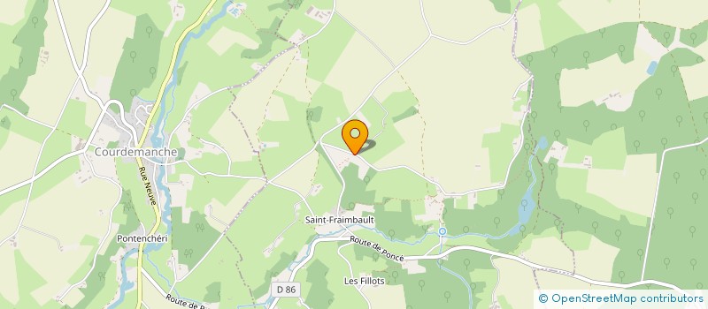 localisation de l'entreprise MONSIEUR JESSY VIVIER  SAINT-GEORGES-DE-LA-COUEE