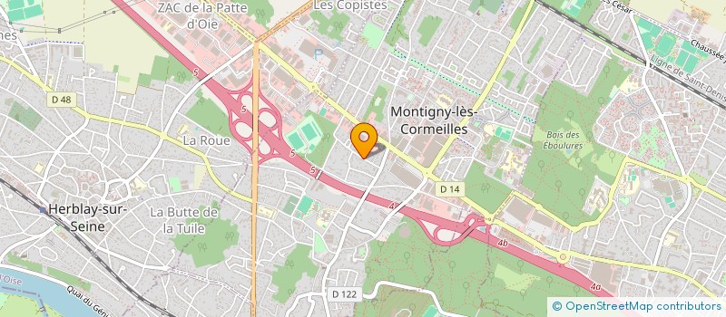localisation de l'entreprise MONSIEUR JESSYLAN BLONDEAU à MONTIGNY-LES-CORMEILLES