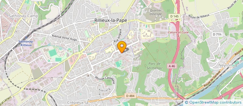 localisation de l'entreprise MONSIEUR JESSYM ZERAIG  RILLIEUX-LA-PAPE