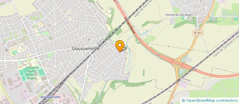 localisation de l'entreprise MONSIEUR JESTER CESAR  GOUSSAINVILLE