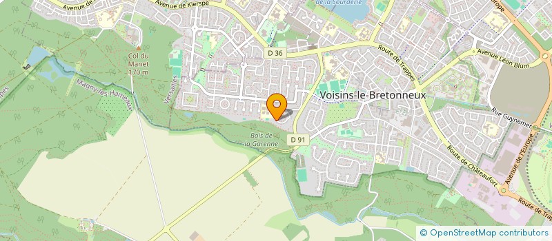 localisation de l'entreprise MONSIEUR JESUS ALARCON MARTINEZ  VOISINS-LE-BRETONNEUX