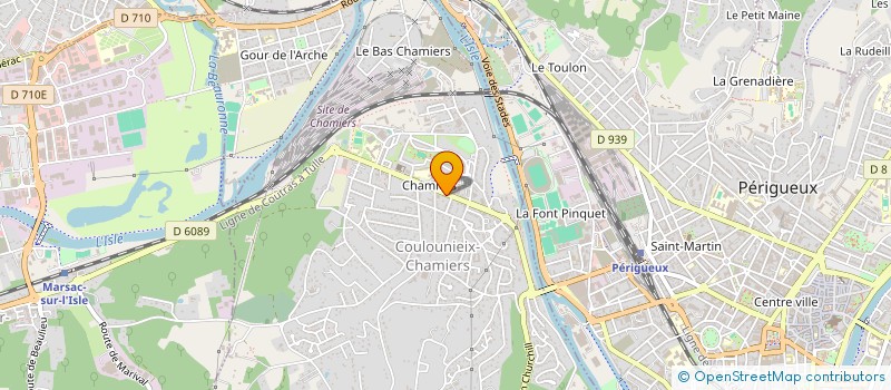 localisation de l'entreprise MONSIEUR JESUS BAPTISTE  COULOUNIEIX-CHAMIERS