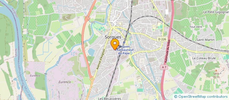 localisation de l'entreprise MONSIEUR JESUS CASTRILLEJO à SORGUES