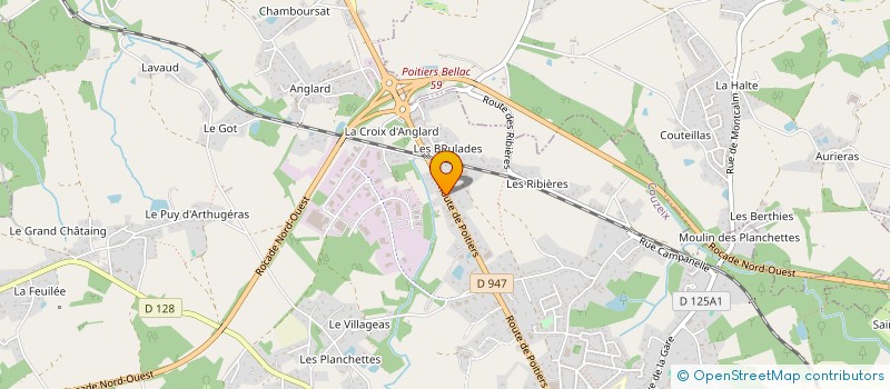 localisation de l'entreprise MONSIEUR JESUS DIAZ à COUZEIX