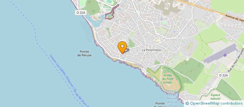 localisation de l'entreprise MONSIEUR JESUS FERNANDEZ  LES SABLES D'OLONNE