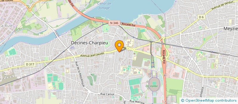 localisation de l'entreprise MONSIEUR JESUS GARCIA  DECINES-CHARPIEU